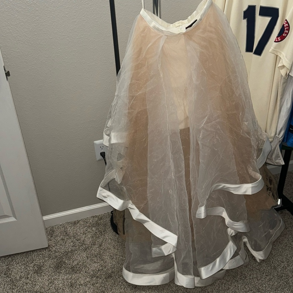 Champagne prom dress